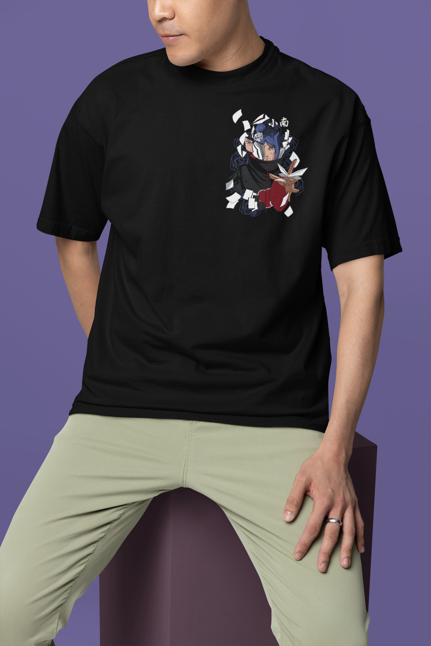 Naruto Anime Oversized Anime T-Shirt